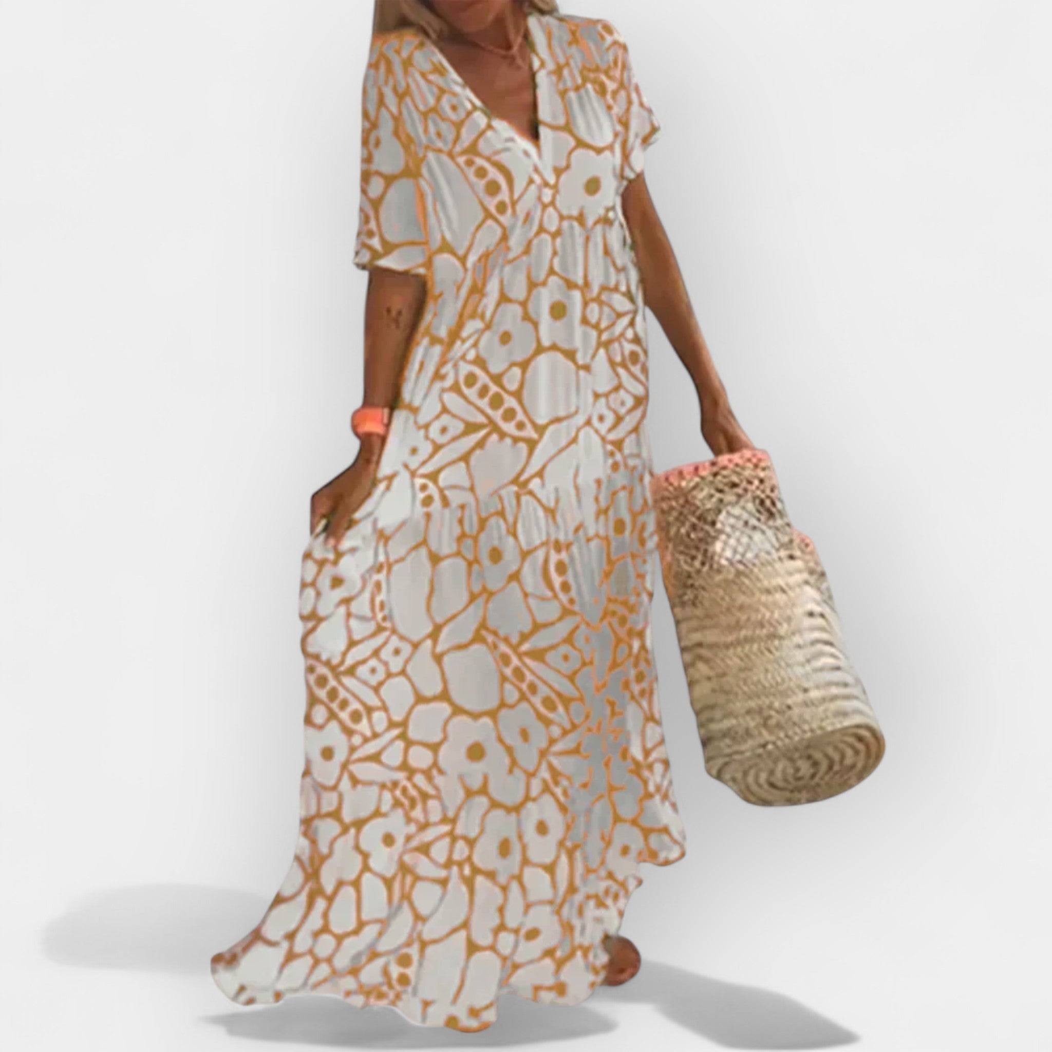 Vzdušné letní šaty s potiskem