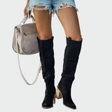 Kožené ortopedické kozačky do půli lýtek