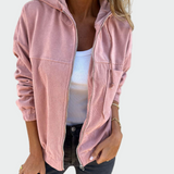 Sametový blazer s pruhy