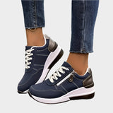 Ortopedická obuv se zipem a silnou podrážkou