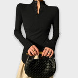 Michiko – Elegantní Slim Fit Pletený Top