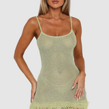 AURA - Šaty s třásněmi Tease Me