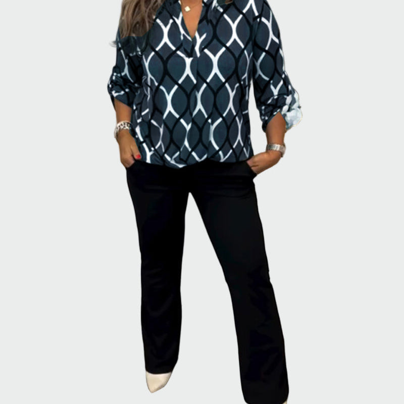 Halenka s grafickým designem