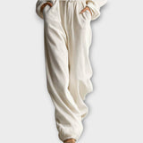 Bez námahy skládáný overal s širokými nohavicemi