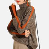 Martina - Svetřík s vysokým límcem