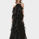 Maxi šaty s romantickým nádechem a aristokratickým stylem