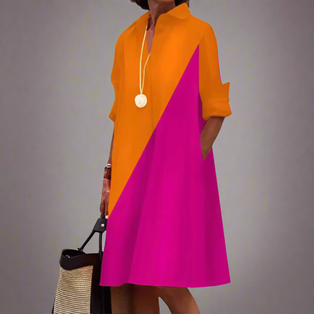 Stylové polo šaty vyrobené z vysoce kvalitní látky