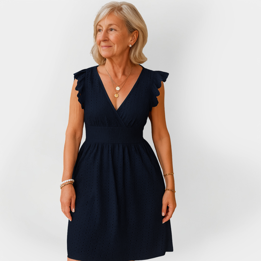 Impozantní šaty s nafouknutým pasem