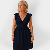 Impozantní šaty s nafouknutým pasem