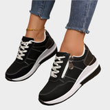 Ortopedická obuv se zipem a silnou podrážkou