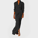 Dlouhé šaty na formální příležitosti s mašlí