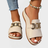 Chunky Heeled Sandals with Easy Fit