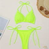 Halter Bikini s V Slipem