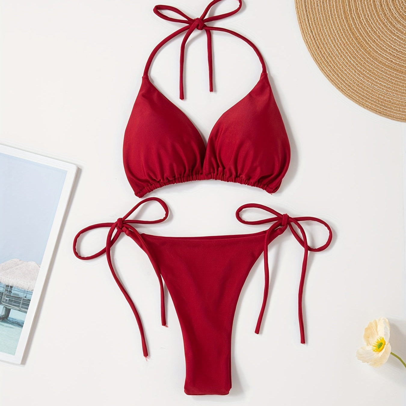 Halter Bikini s V Slipem