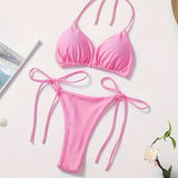 Halter Bikini s V Slipem