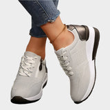 Ortopedická obuv se zipem a silnou podrážkou