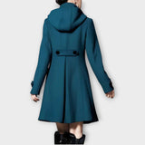 Elegantní kabát s dvojitým zapínáním