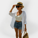 Plážová košile s designem oka