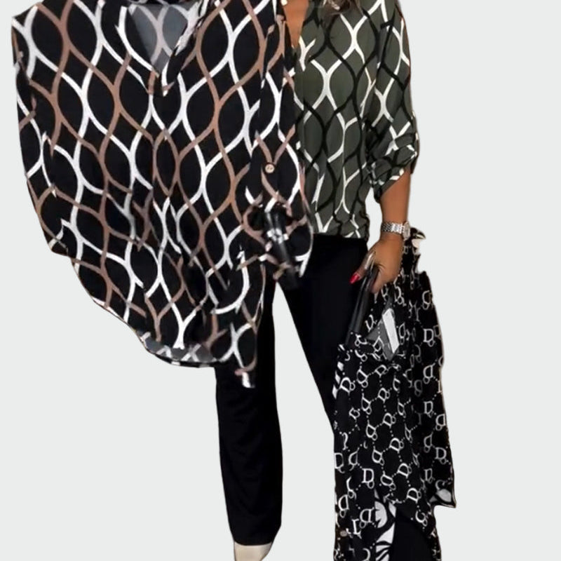 Halenka s grafickým designem