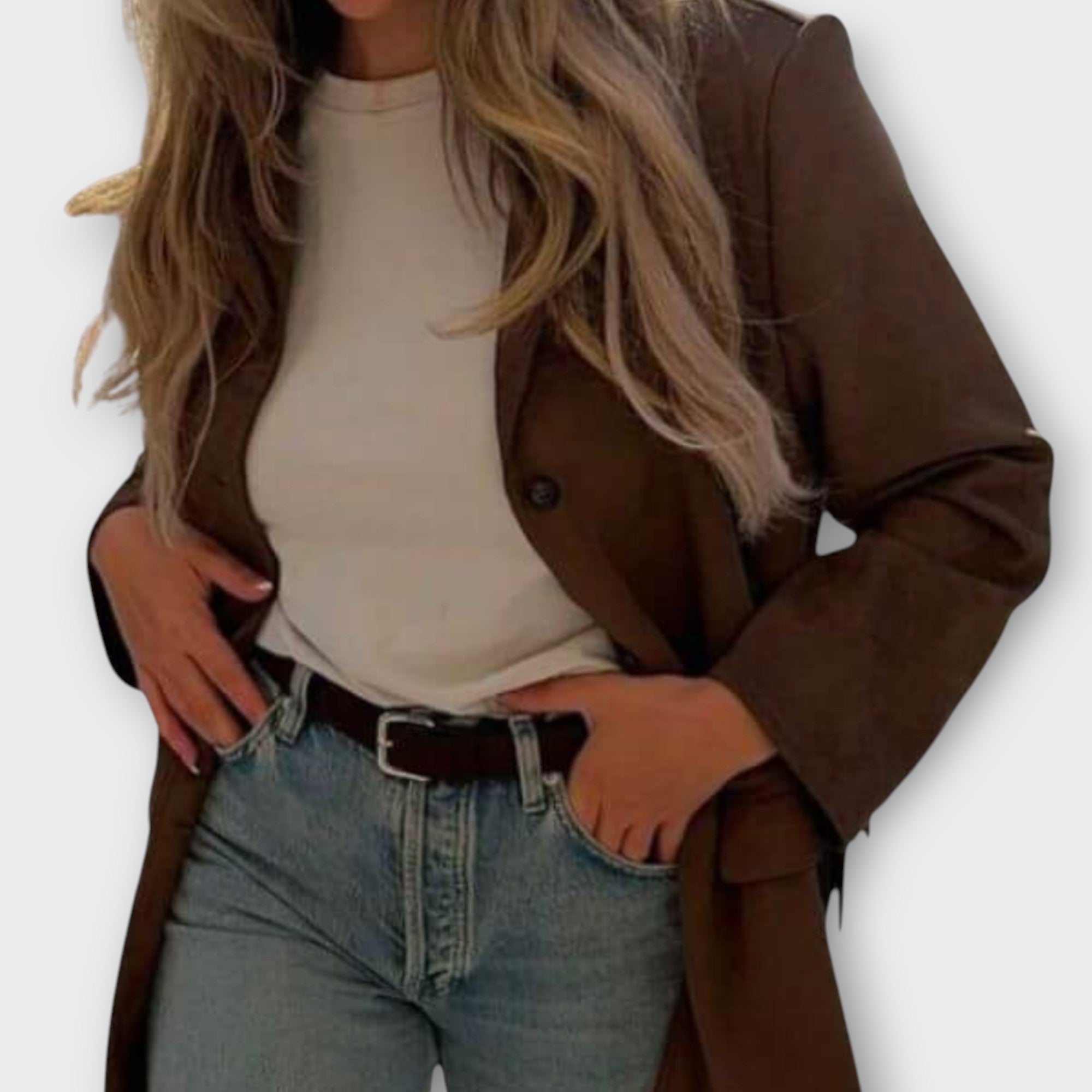 Klasický přizpůsobený blejzr s knoflíky