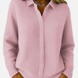 Tereza – klasický kardigan z měkkého úpletu