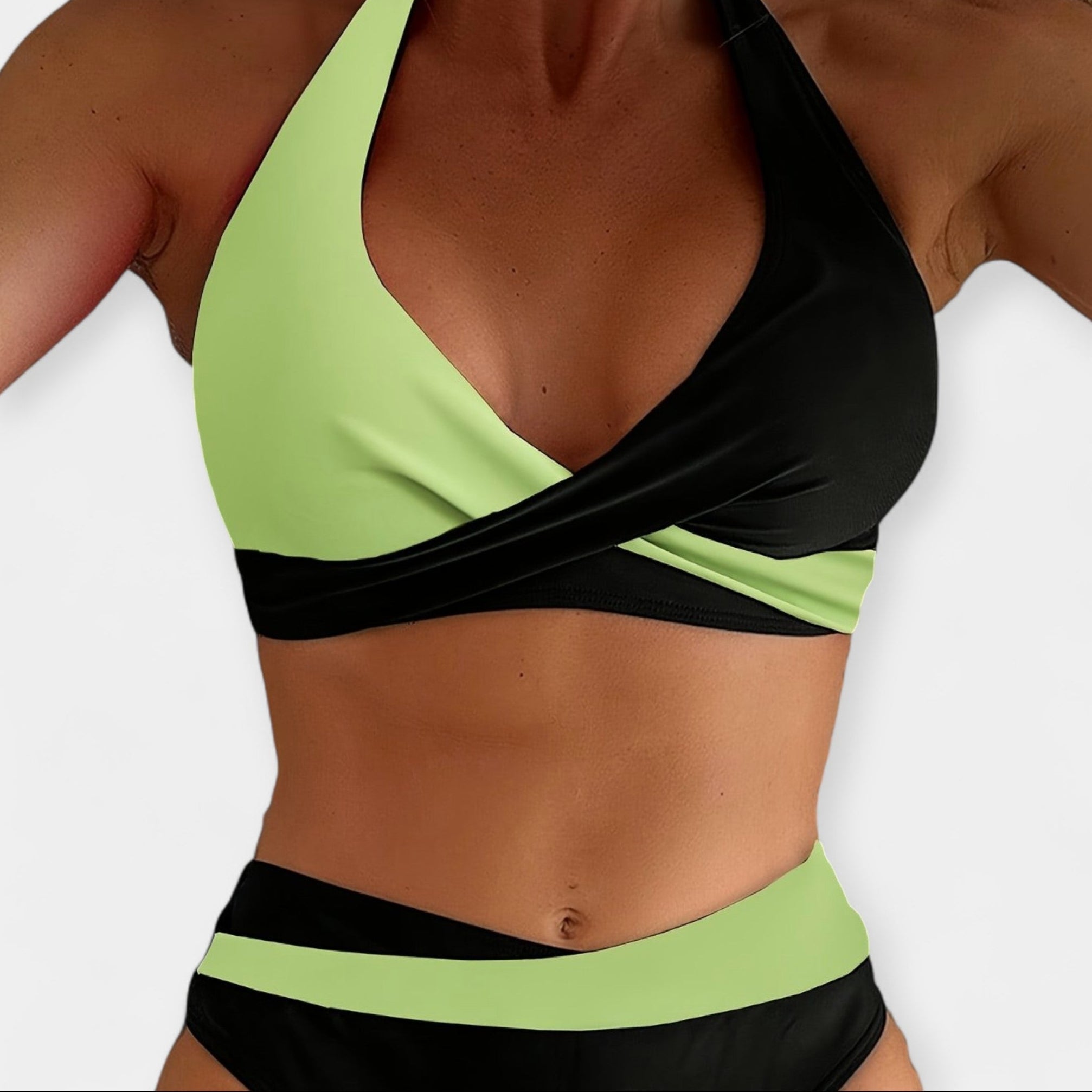 Bikini s křížovým výstřihem