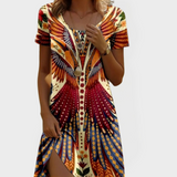 Vintage šaty s krátkým rukávem