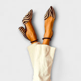 Zebrina – Vyjímečné podpatky se zebřím vzorem