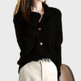 Elegantní a pohodlný pletený vest