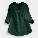 Pohodlná košile z lnu a bavlny