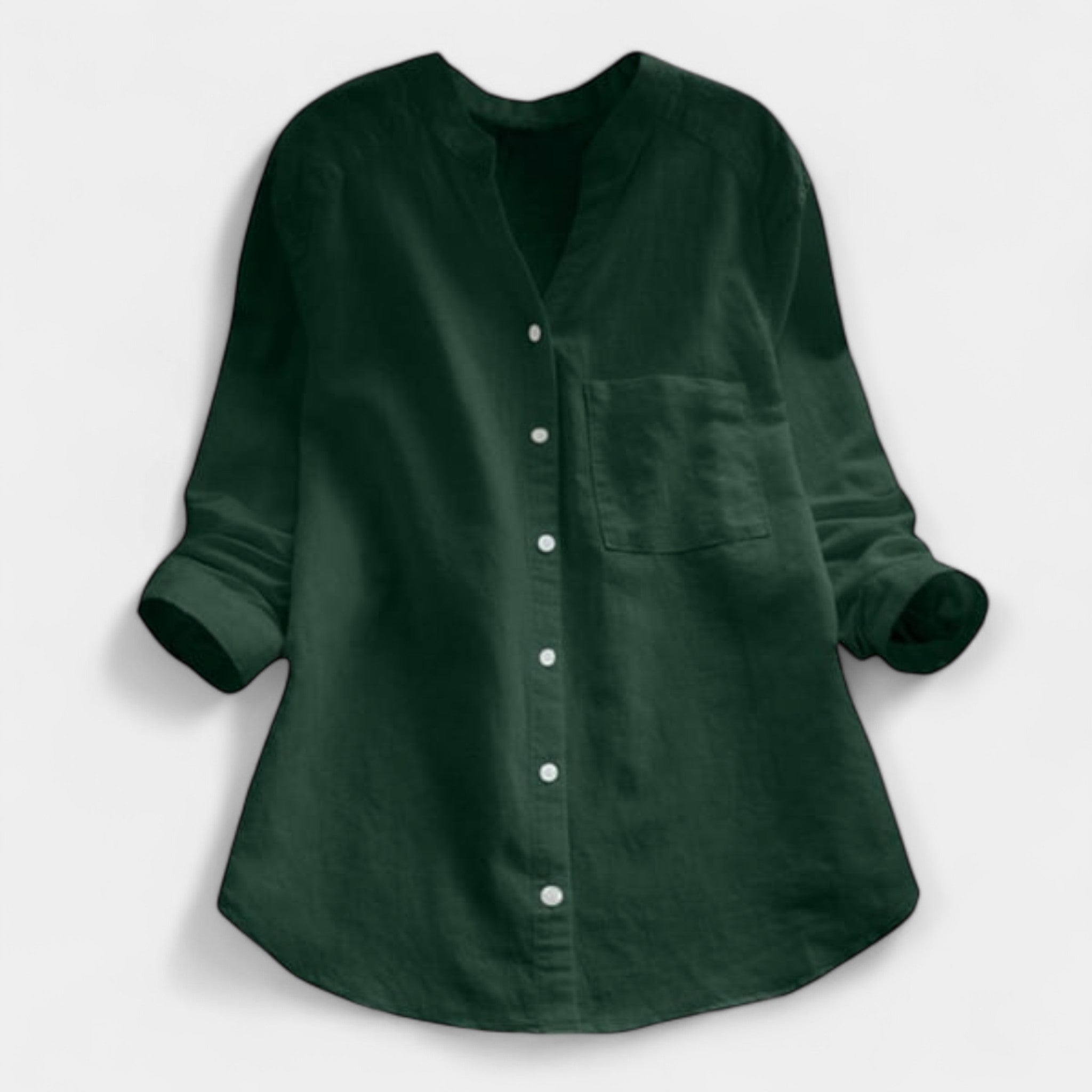 Pohodlná košile z lnu a bavlny