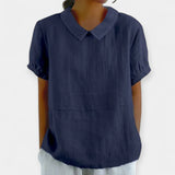 Bavlněná blůza s límečkem