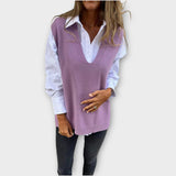 Svetr s V-výstřihem