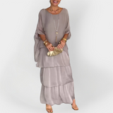 Sukně s plisováním a dvojitým efektem