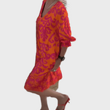 Midi květinové šaty