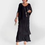 Sukně s plisováním a dvojitým efektem