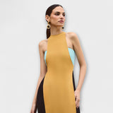 Dlouhý tmavě tyrkysový