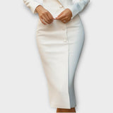 Elegantní Blazer Midi Šaty