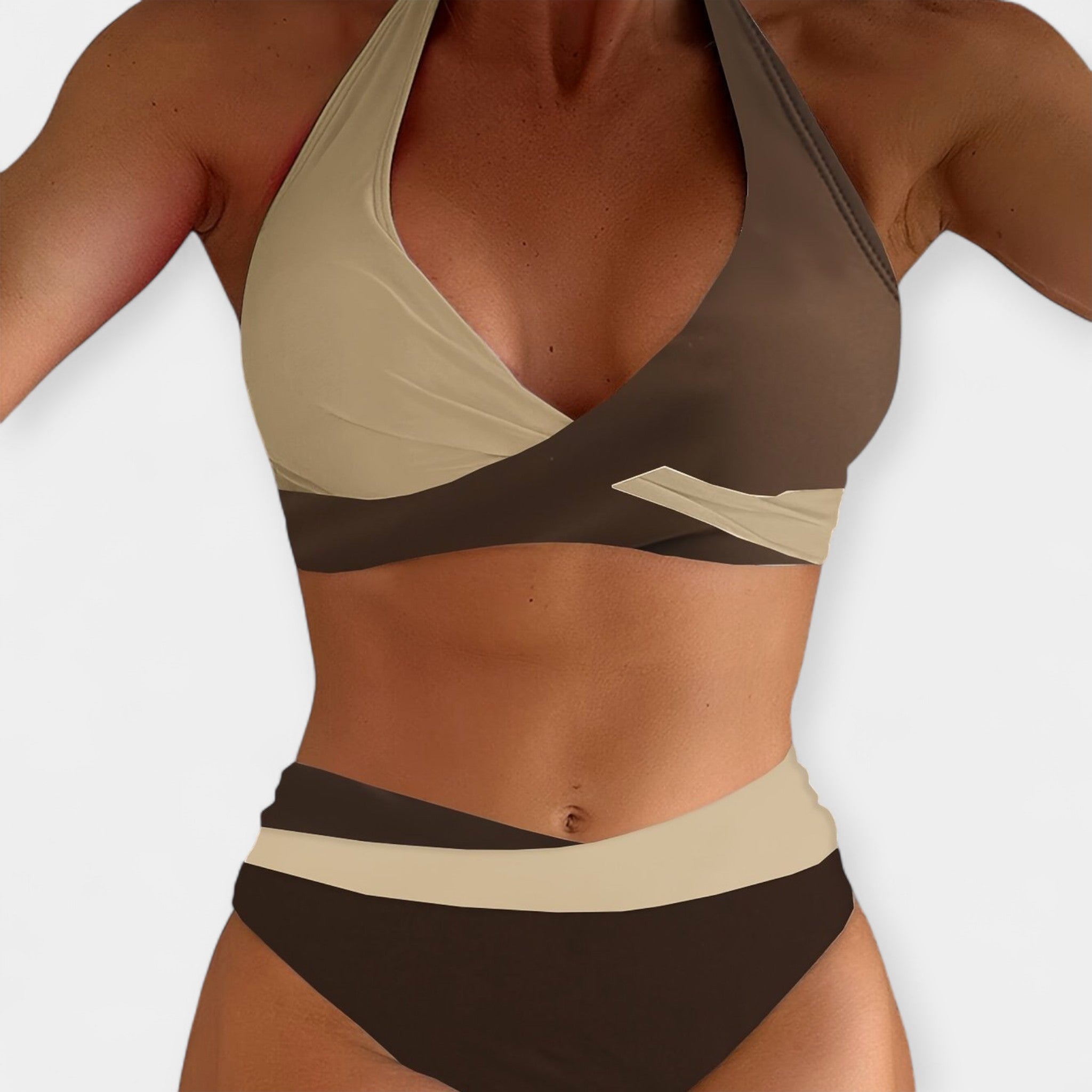 Bikini s křížovým výstřihem