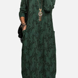 Cassie - Ležérní zimní šaty s kulatým výstřihem