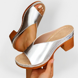 Ortopedické sandály s tlustým podpatkem