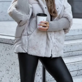 Ava - Elegantní Péřová Bunda