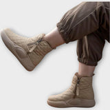 Prošívané zimní boty na zip