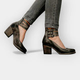 Pohodlné sandály na podpatku