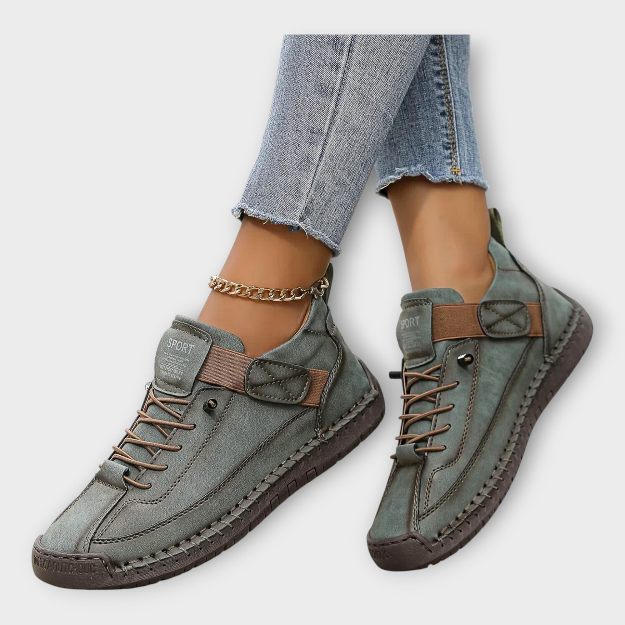 Atletické kožené boty