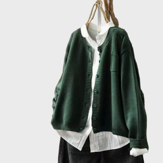 Měkký pletený vest