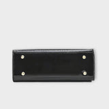 Lesklá ručně vyráběná croco taška