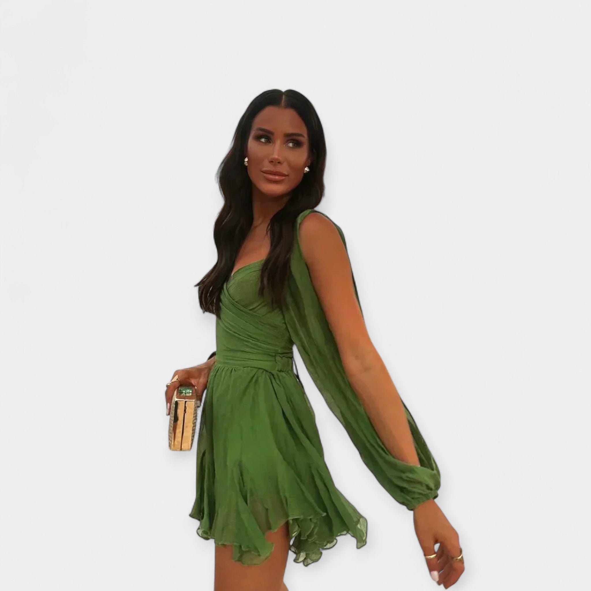 Romantické šaty s krátkým rukávem pro každou příležitost