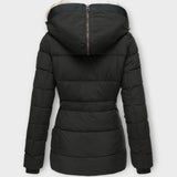 Luxusní zimní parka s umělou kožešinou na kapuci