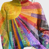 Barevný pletený rolák